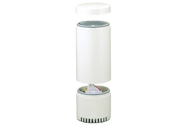 IDEC LD6A Tower Light Base (for steady/strobe lights); 70mm; 24VDC; White Housing