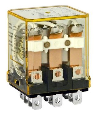 IDEC Compact Power Relay; 10A; 3PDT; 120VAC; 11-Blade