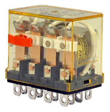 IDEC Compact Power Relay; 10A; 4PDT; 24VAC; 14-Blade