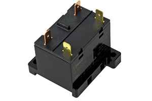 IDEC DIN Rail or Panel Mount Power Relay; 30A; SPST-NO; 24VAC; 4-Blade