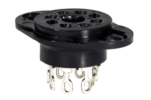 IDEC Socket; 8-Pin; Solder Terminal; for RR1PA;RR2P;GE1A;GT5P;GT3 Timers (8 pin only); Thru-Panel Mount