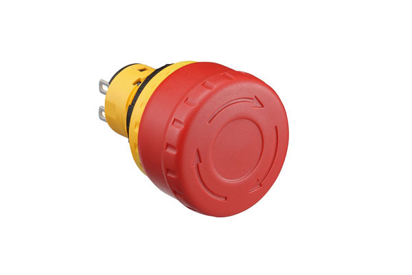 IDEC 16mm Non-Illuminated E-Stop; Red Mushroom - 29mm; Standard - Plastic; 1NC; Turn-to-Reset