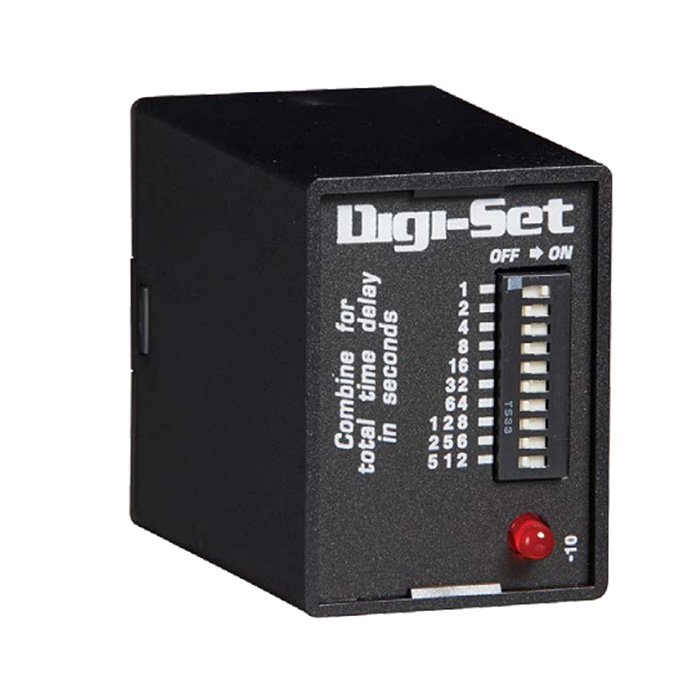 Littelfuse/SSAC On Delay Timer; 24VDC 0.1s - 102.3s Time Range; DPDT 10A; Power Trigger; 8-Pin; Single Function; Digital Adjustment