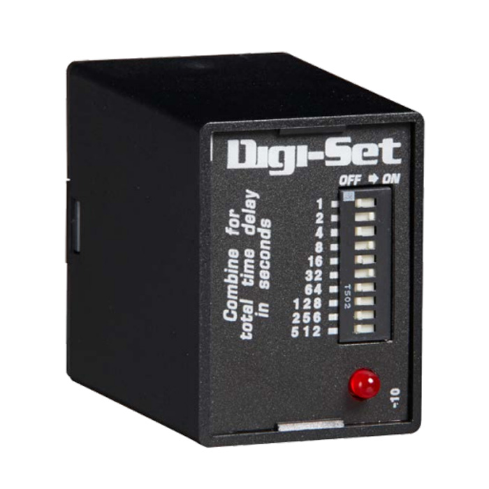 Littelfuse/SSAC One Shot Timer; 24VAC 1s - 1023s Time Range; SPDT 10A; Signal Trigger; 8-Pin; Single Function; Digital Adjustment