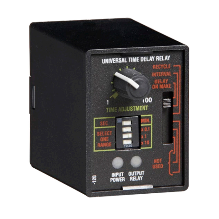 Littelfuse/SSAC On Delay/Off Delay Timer; 12VDC; 1s - 1023s Time Range; SPDT; 10A; Power Trigger; 8-Pin Mount; Dual Function; Onboard Adjustment