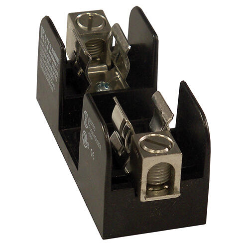 Mersen Class H; K Fuse Block; 30A; 250VAC/250VDC; 1-Pole; Box Connection; Panel Mount
