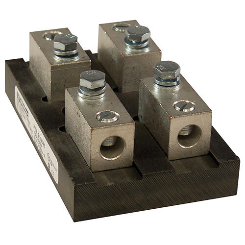 Mersen Class T Fuse Block; 100A; 300VAC/300VDC; 2-Pole; Box Connection; Panel Mount