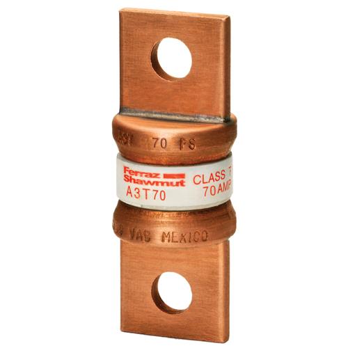Mersen Class T Fast-Acting Fuse; 70A; 300VAC/160VDC
