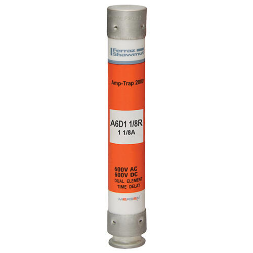 Mersen Amp-Trap 2000 Class RK1 Time Delay Fuse; 1-1/8A; 600VAC/600VDC; Indicating