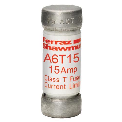 Mersen Class T Fast-Acting Fuse; 15A; 600VAC/300VDC