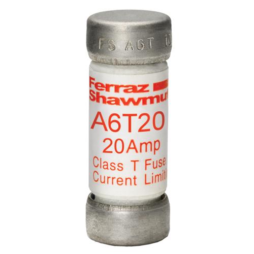 Mersen Class T Fast-Acting Fuse; 20A; 600VAC/300VDC