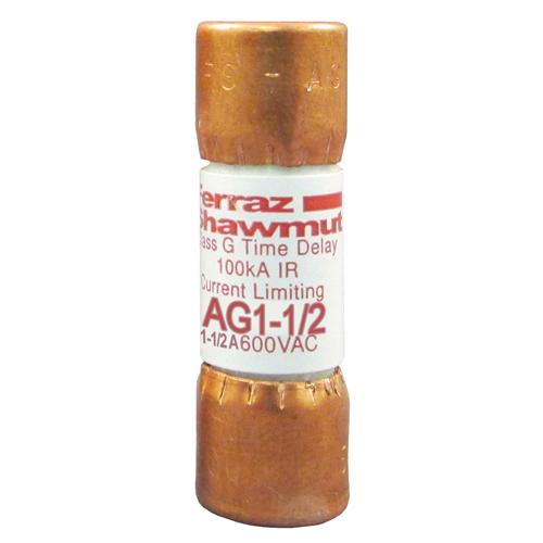 Mersen Amp-Trap Class G Time Delay Fuse; 1-1/2A; 600VAC