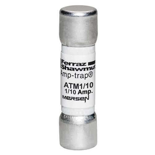 Mersen Amp-Trap Midget Fast-Acting Fuse; 1/10A; 600VAC/600VDC