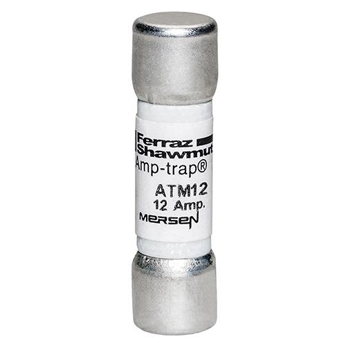 Mersen Amp-Trap Midget Fast-Acting Fuse; 12A; 600VAC/600VDC