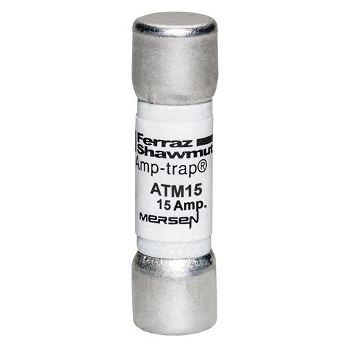 Mersen Amp-Trap Midget Fast-Acting Fuse; 15A; 600VAC/600VDC