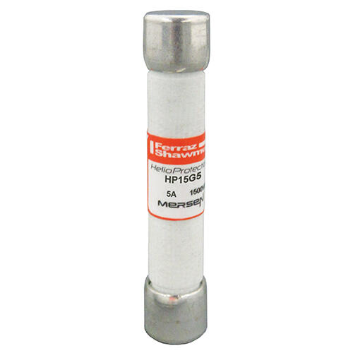 Mersen Solar Fuse; 5A; 1500VDC; Class G; Ferrule Mount