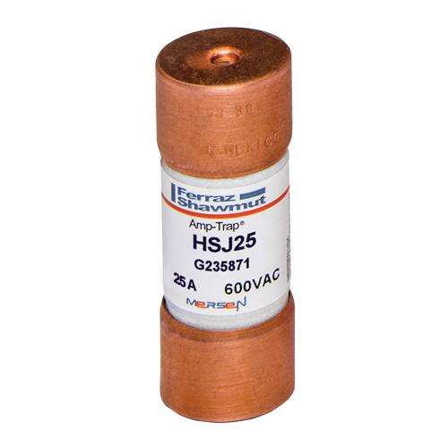 Mersen Class J High Speed Fuse; 25A; 600VAC/500VDC