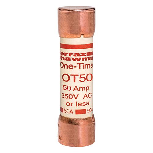 Mersen Class K5 One-Time Fuse; 50A; 250VAC/250VDC
