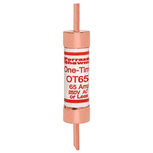 Mersen Class K5 One-Time Fuse; 65A; 250VAC/250VDC