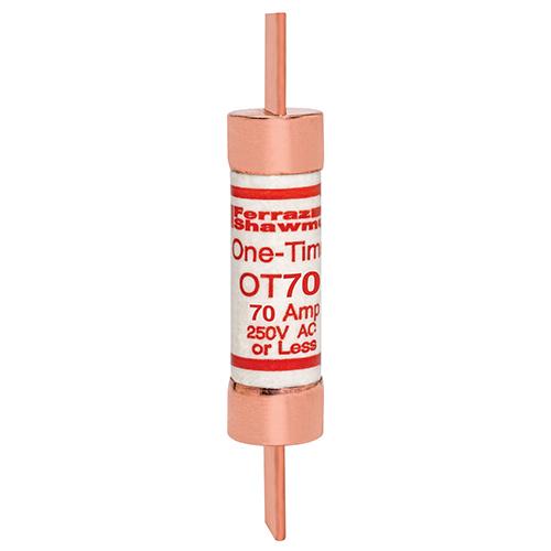 Mersen Class K5 One-Time Fuse; 70A; 250VAC/250VDC