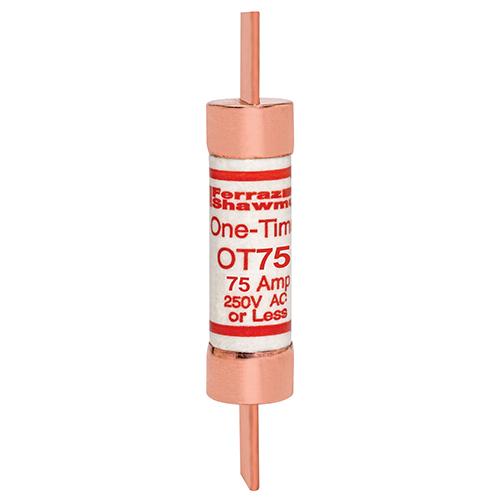 Mersen Class K5 One-Time Fuse; 75A; 250VAC/250VDC