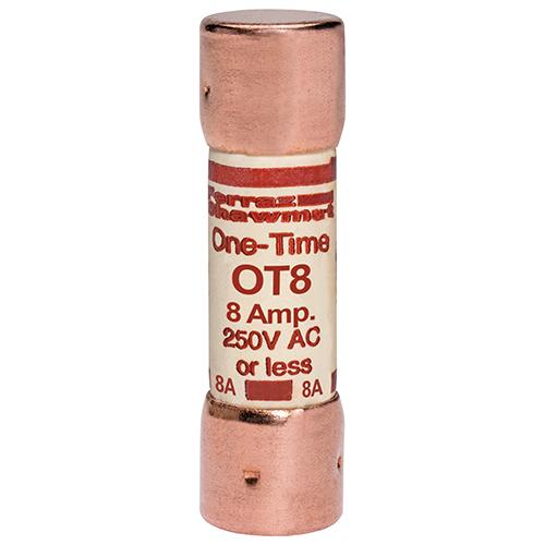 Mersen Class K5 One-Time Fuse; 8A; 250VAC/250VDC