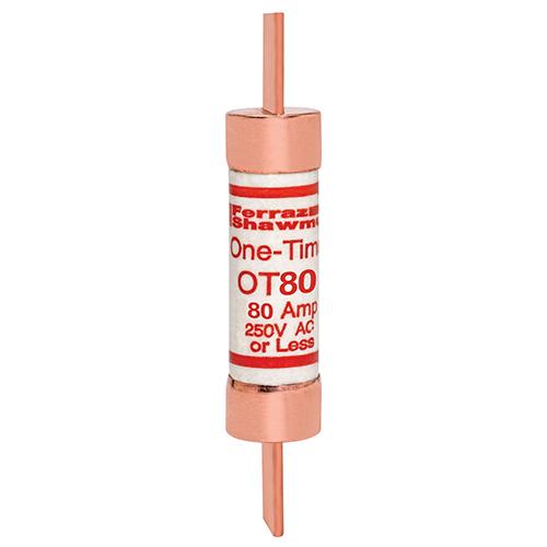 Mersen Class K5 One-Time Fuse; 80A; 250VAC/250VDC