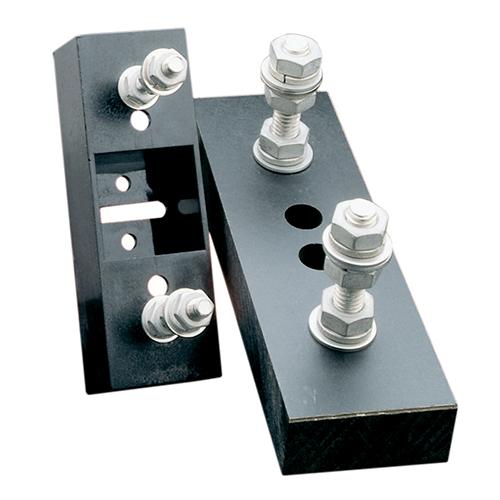 Mersen Semiconductor Fuse Block; 600A; 1000VAC; 1-Pole; Stud Connector; Panel Mount