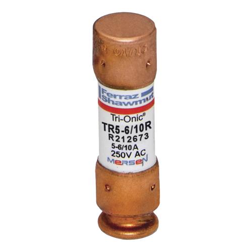 Mersen Tri-Onic Class RK5 Time Delay Fuse; 5-6/10A; 250VAC/160VDC