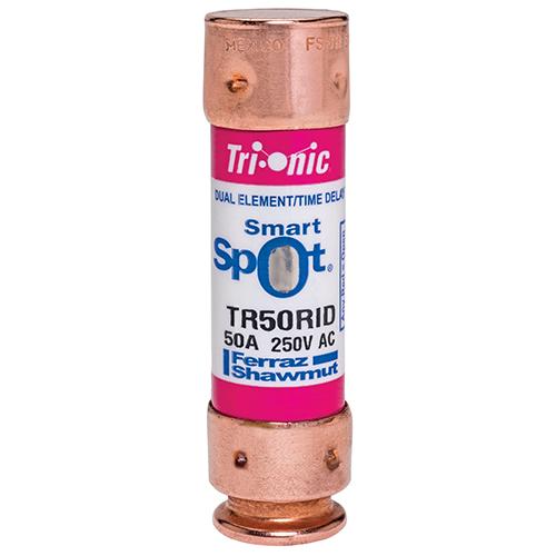 Mersen Tri-Onic Class RK5 Time Delay Fuse; 50A; 250VAC/250VDC; Indicating