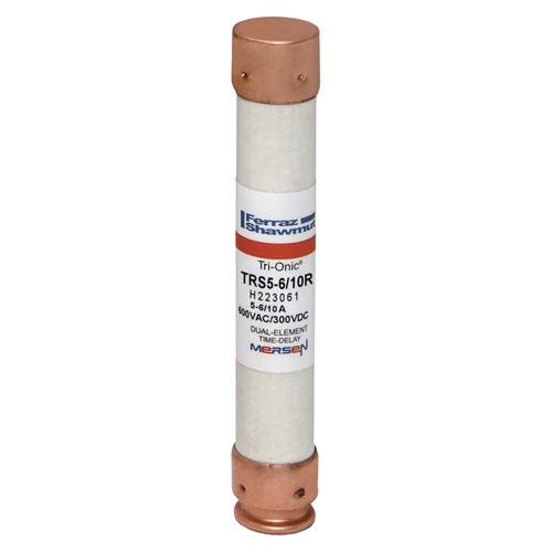 Mersen Tri-Onic Class RK5 Time Delay Fuse; 5-6/10A; 250VAC/600VDC