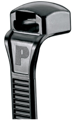 Panduit Contour-Ty Parallel Entry Cable Tie; Black; Nylon 6.6 - Weather Resistant; Intermediate; 13.6" Length; 4" Bundle Diameter; 1000 ct.