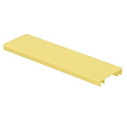 Panduit Solid Wall Duct; 2.17" Width; 1.98" Height; Yellow; 6 ft. Length; w/out Cover