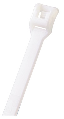 Panduit Belt-Ty Parallel Entry Cable Tie; Natural; Nylon 6.6; Light-Heavy; 14.8" Length; 4" Bundle Diameter; 250 ct.