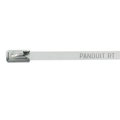 Panduit Pan-Steel Stainless Steel - Retained Tension Cable Tie; Stainless Steel AISI 304; Natural; Heavy; 12.2" Length; 2" Bundle Diameter; 50 ct.