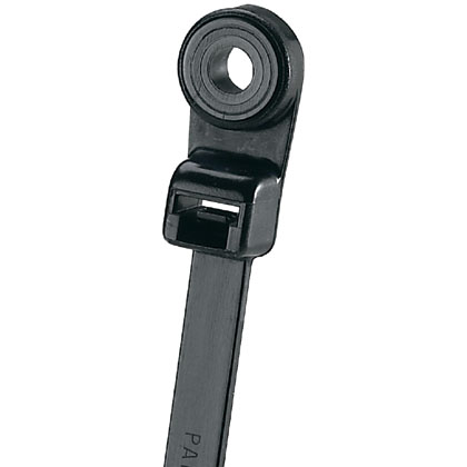 Panduit Pan-Ty Clamp Cable Tie; Black; Nylon 6.6 - Weather Resistant; Standard; 7.9" Length; 1.84" Bundle Diameter; 100 ct.