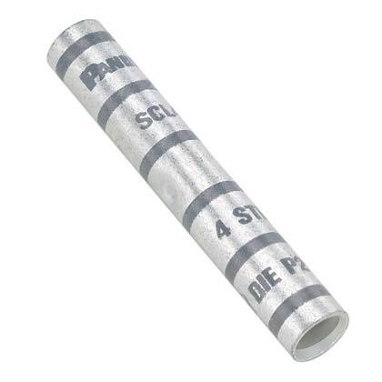 Panduit Compression Code Conductor - Butt Splice; 400kcmil Stranded Cu; Blue; Long Barrel; 6 ct.