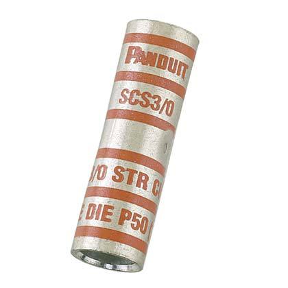 Panduit Compression Code Conductor - Butt Splice; #1 Stranded Cu; Green; 20 ct.