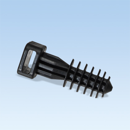 Panduit Super Grip Masonry Cable Tie Mount; Black; Nylon 6.6 - Weather Resistant; Push Mount; 100 Ct.