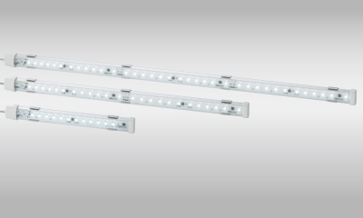 Patlite LED Machine Light; Rectangular; 916.5 x 38.4 x 25.4mm; Daylight White Light; 24VDC; IP65; Potted Cable
