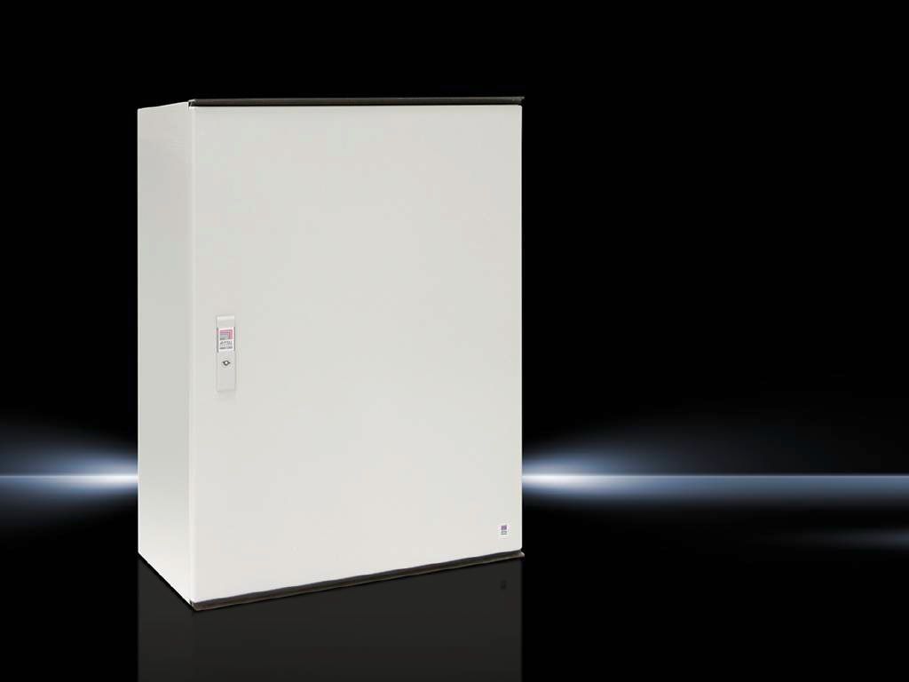 Rittal Wallmount Enclosure; 32" x 24" x 12"; Fiberglass; Solid Cover; Hinge Connection; NEMA 4X