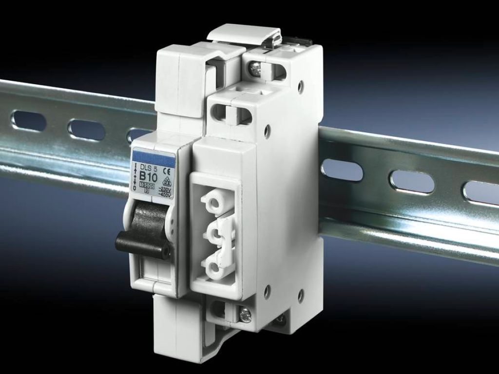 Rittal Connection Component w/ Circuit Breaker; for universal/courtesy/compact light; 10A