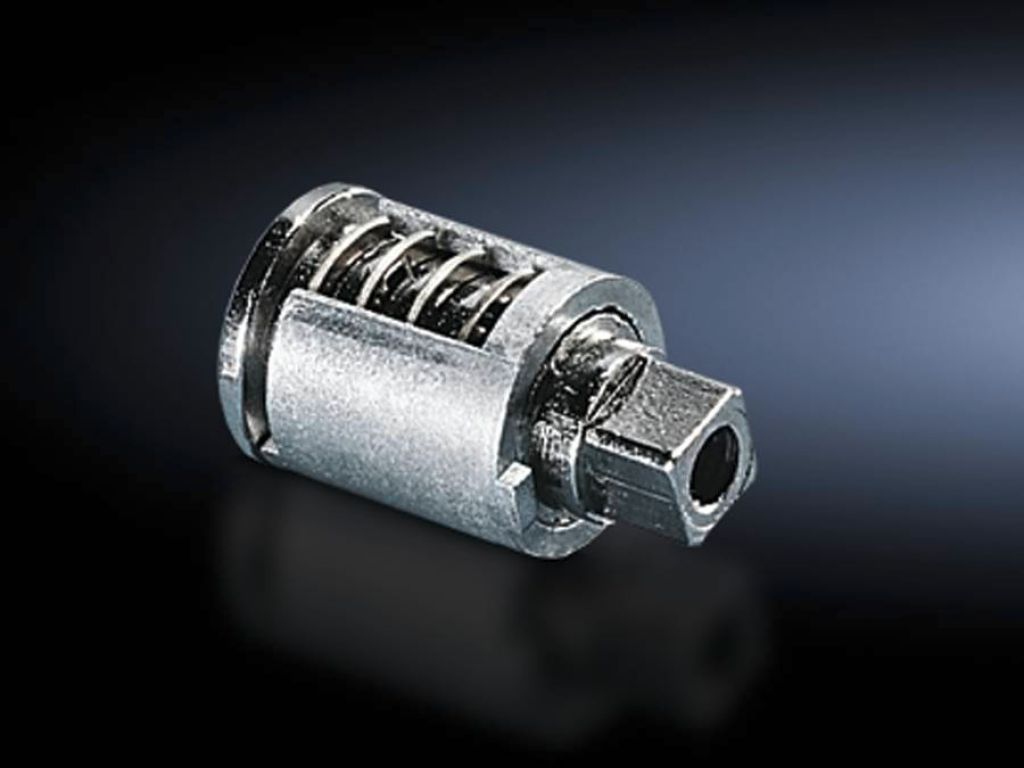 Rittal Lock Cylinder Insert; w/ lock #3524E; die-cast zinc