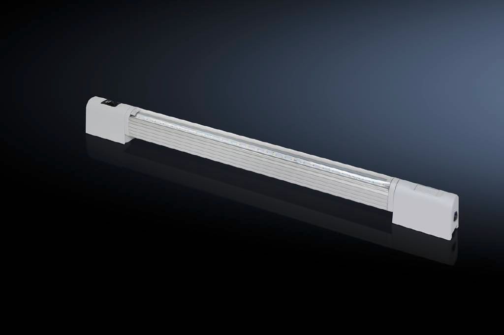 Rittal LED Enclosure Light; Rectangular; 330 x 33 x 21mm; White Light; 24VDC; IP20; 2-Pole Connector