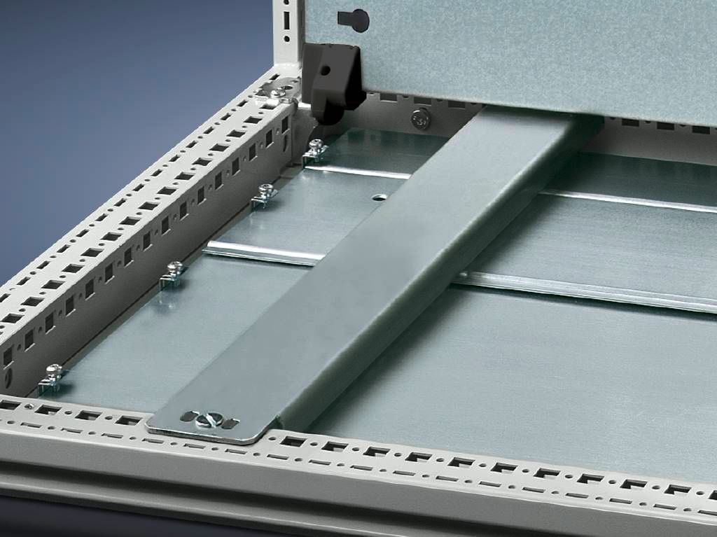 Rittal Support Rail; for 32" width/depth enclosures; unslotted