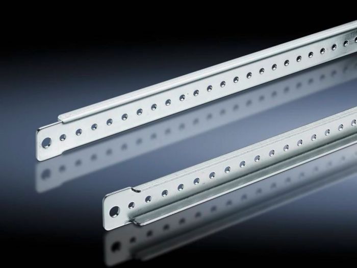 Rittal Support Strip; for internal door installation; 4.5mm diameter hole on 25mm DIN pitch pattern; 320mm length; 20 pcs.