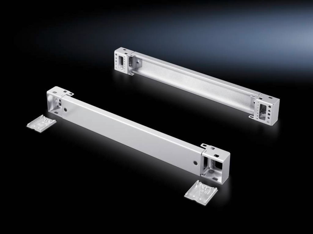 Rittal Base/Plinth Set; for 32 in. width enclosures; 4 in. height; sheet steel; Light Grey RAL 7035