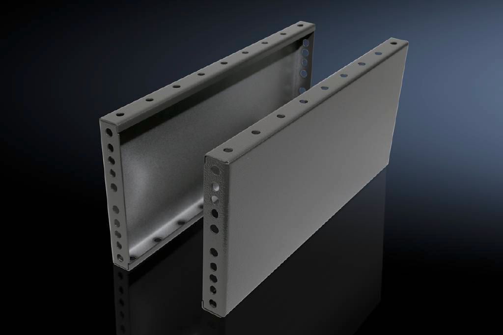 Rittal Base/Plinth Side Trim Panels; 8" high; for 24" deep enclosures