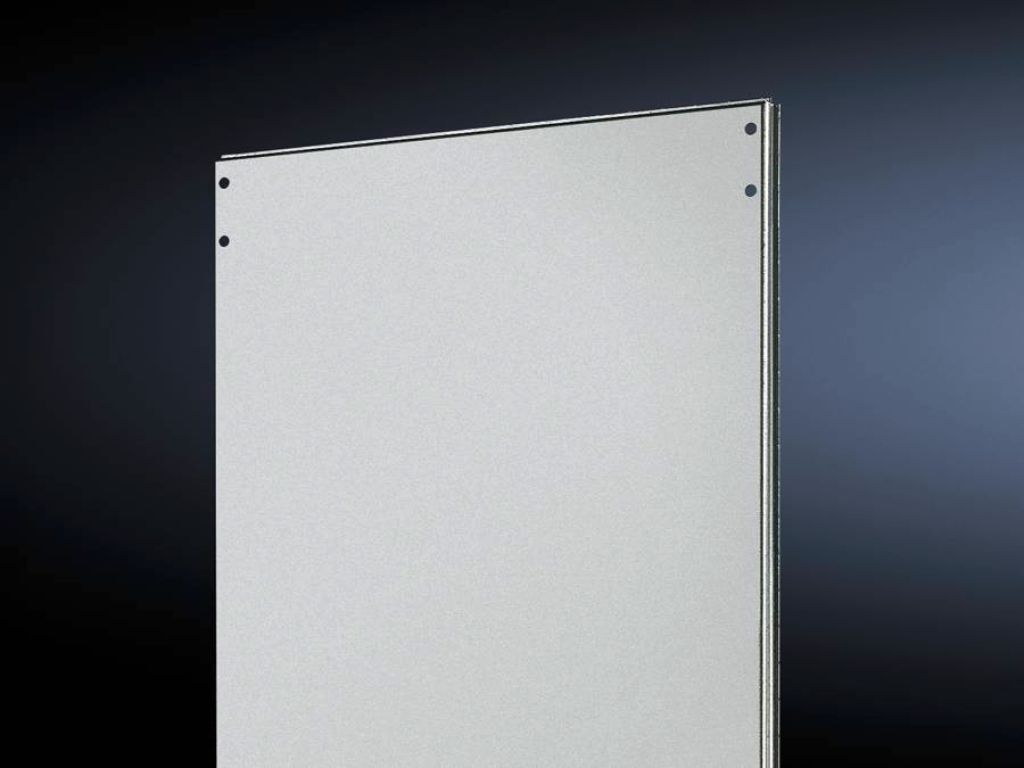 Rittal Enclosure Partition Wall; for 79" height and 20" depth enclosures; carbon steel