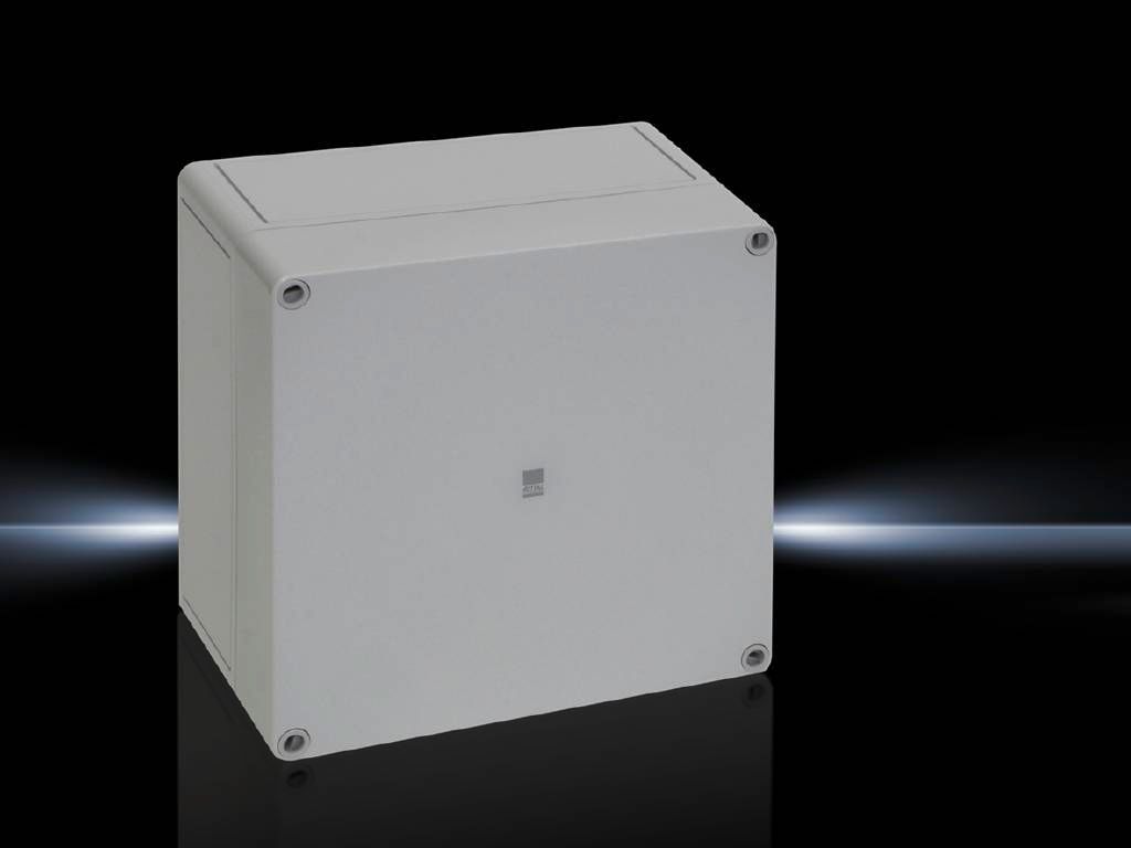 Rittal Wallmount Enclosure; 7.1" x 7.2" x 4.4"; Polycarbonate; Solid Cover; Screw Connection; NEMA 4X
